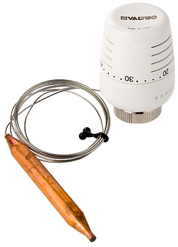 Термостатическая головка с выносным погружным датчиком Valtec