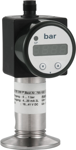 DS 200P Многофункциональный датчик давления с дискретным выходом и цифровым индикатором (открытая мембрана) Росма
