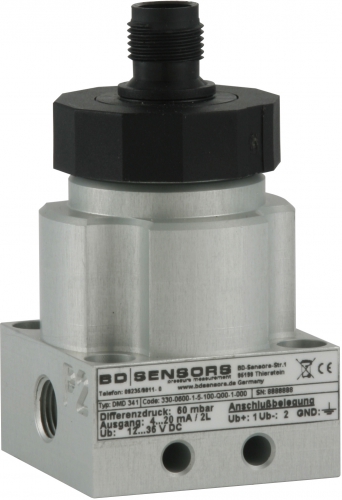 DMD 341 Компактный датчик перепада давления (разности давлений) с двумя пьезорезистивными кремниевыми сенсорами Росма